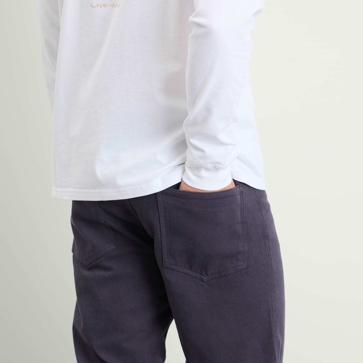Palmes Men's Coarse Trousers in Dark Blue
