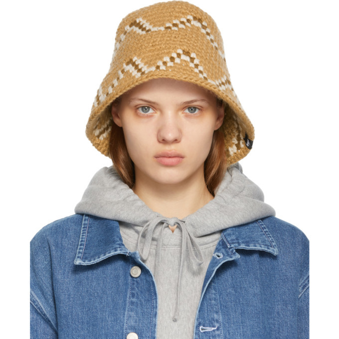 STUSSY☆GIZA KNIT BUCKET HAT-