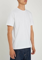 JW Anderson Logo-embroidered Cotton T-shirt White