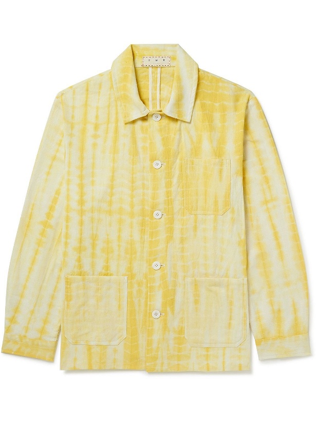 Photo: SMR Days - Wittering Tie-Dyed Organic Cotton Jacket - Yellow