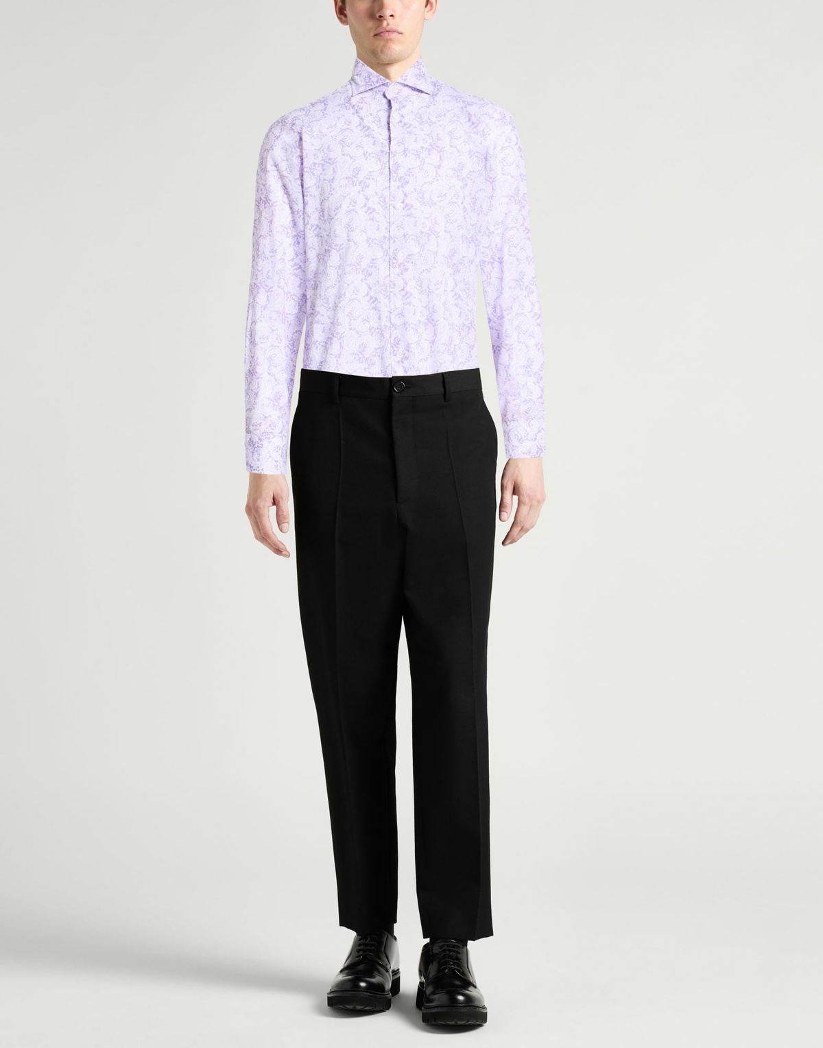 Fedeli Mens Shirt in Purple