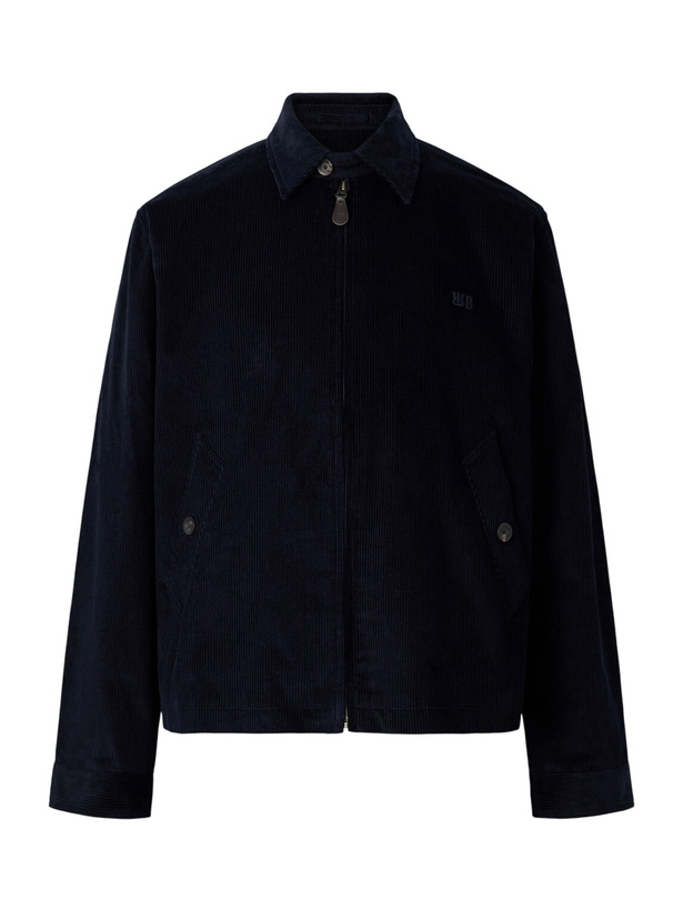 Photo: Wales Bonner - Drew Cotton-Corduroy Blouson Jacket - Blue