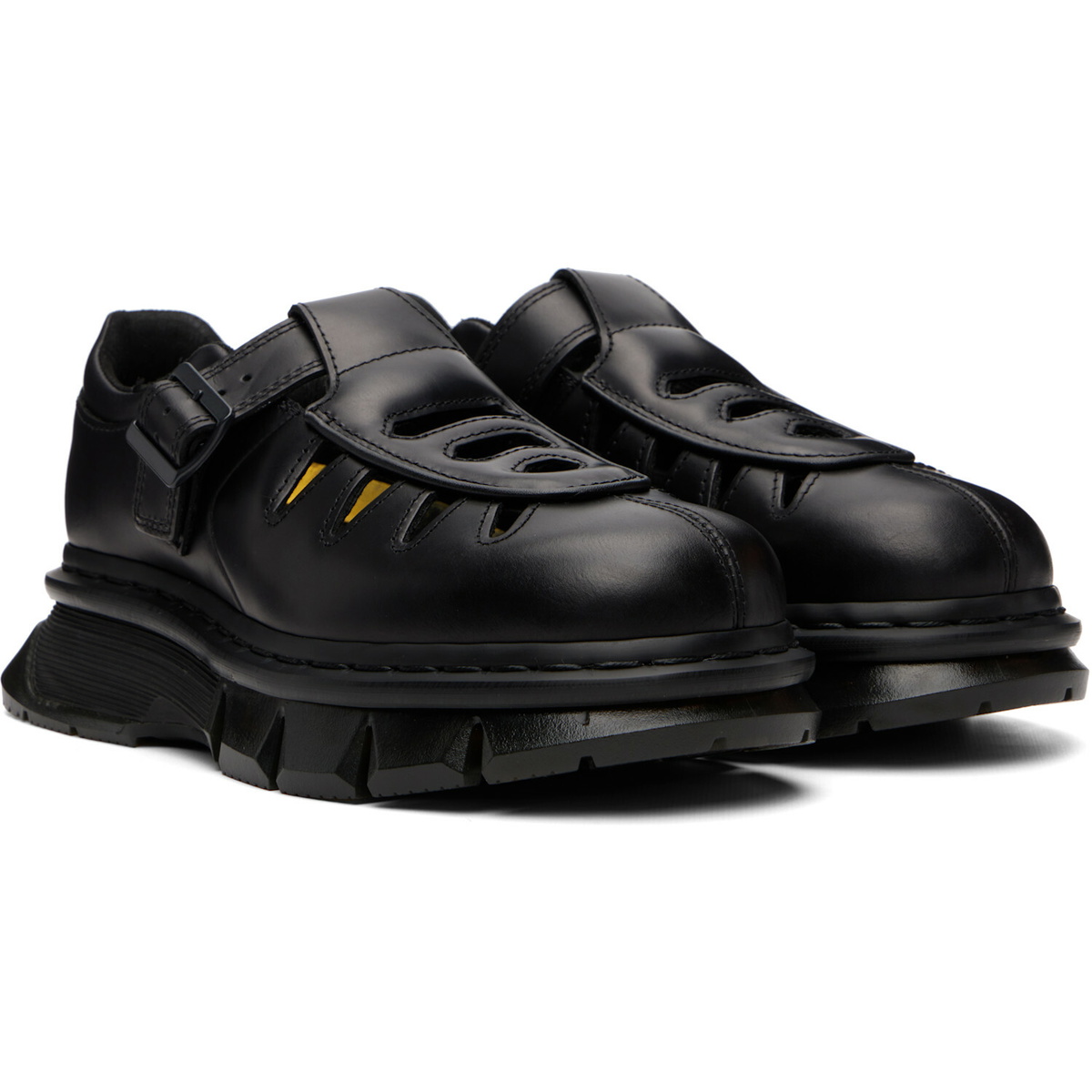 Dr. Martens Black Qubist Fisherman Loafers