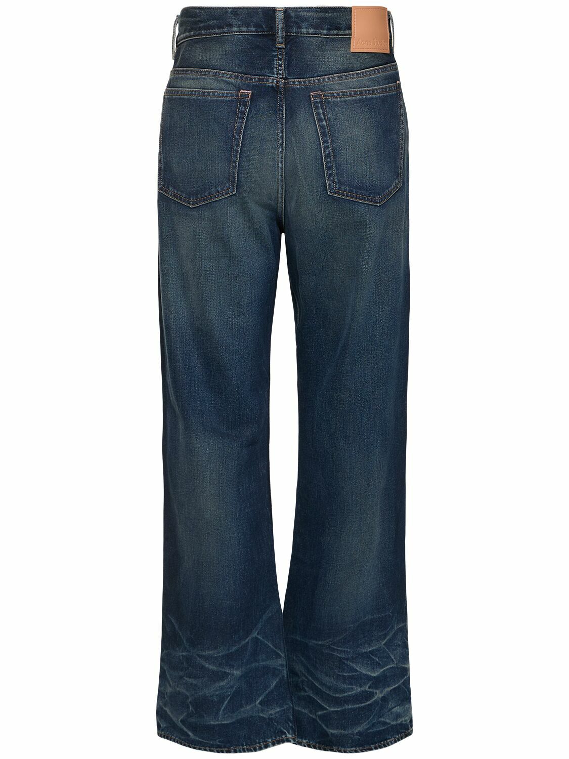 ACNE STUDIOS 2021 M Broadway Cotton Denim Jeans Acne Studios