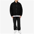 Cole Buxton Men's Wool Overshirt in Black