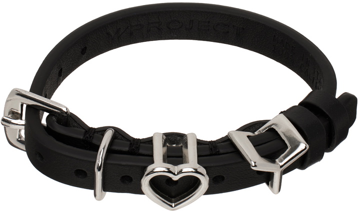 Photo: Y/Project Black Y Heart Belt Bracelet