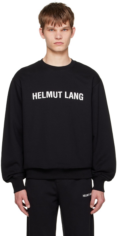 Photo: Helmut Lang Black Printed Sweatshirt