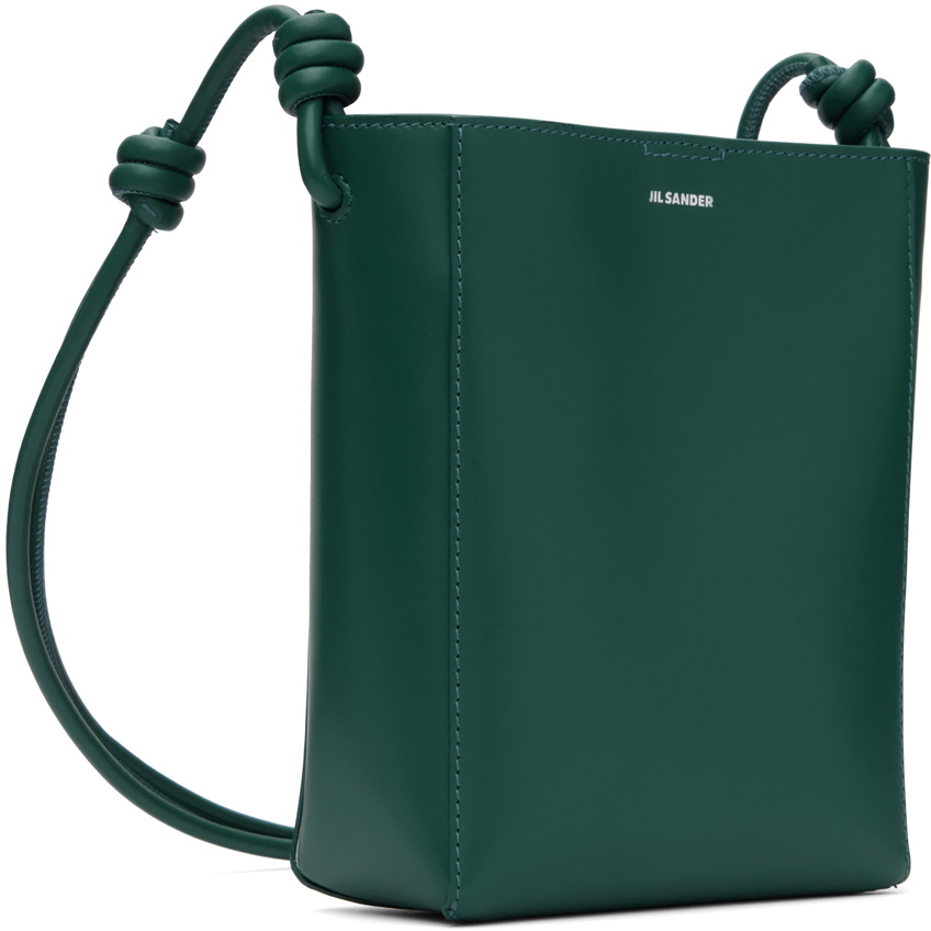 JIL SANDER+ オリーブグリーン ドラムバッグ Jil Sander Green Giro Crossbody Bag Jil Sander