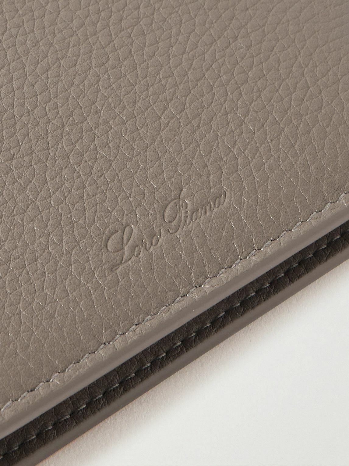 Loro Piana - Logo-Debossed Full-Grain Leather Billfold Wallet