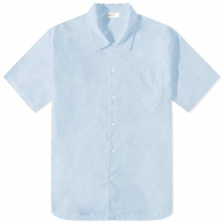 Photo: Universal Works Men's Oxford Road Shirt in Sky