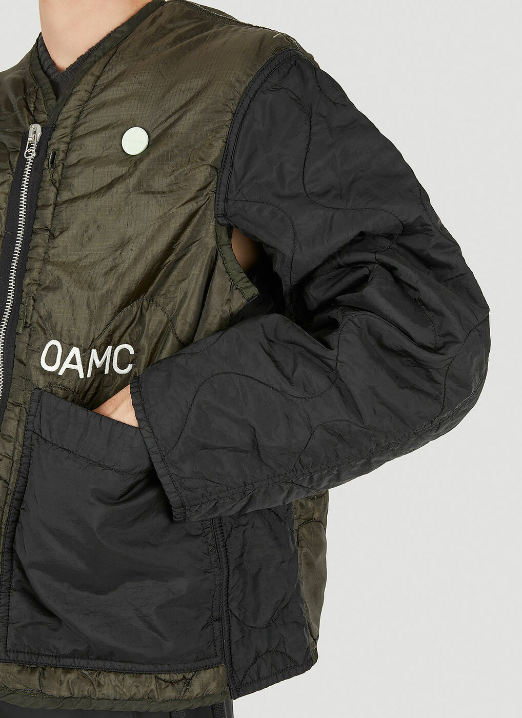 OAMC RE-WORK - Peacemaker Zip Jacket in Black OAMC RE-WORK