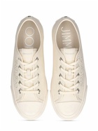 JIMMY CHOO Palma Maxi Canvas & Leather Sneakers