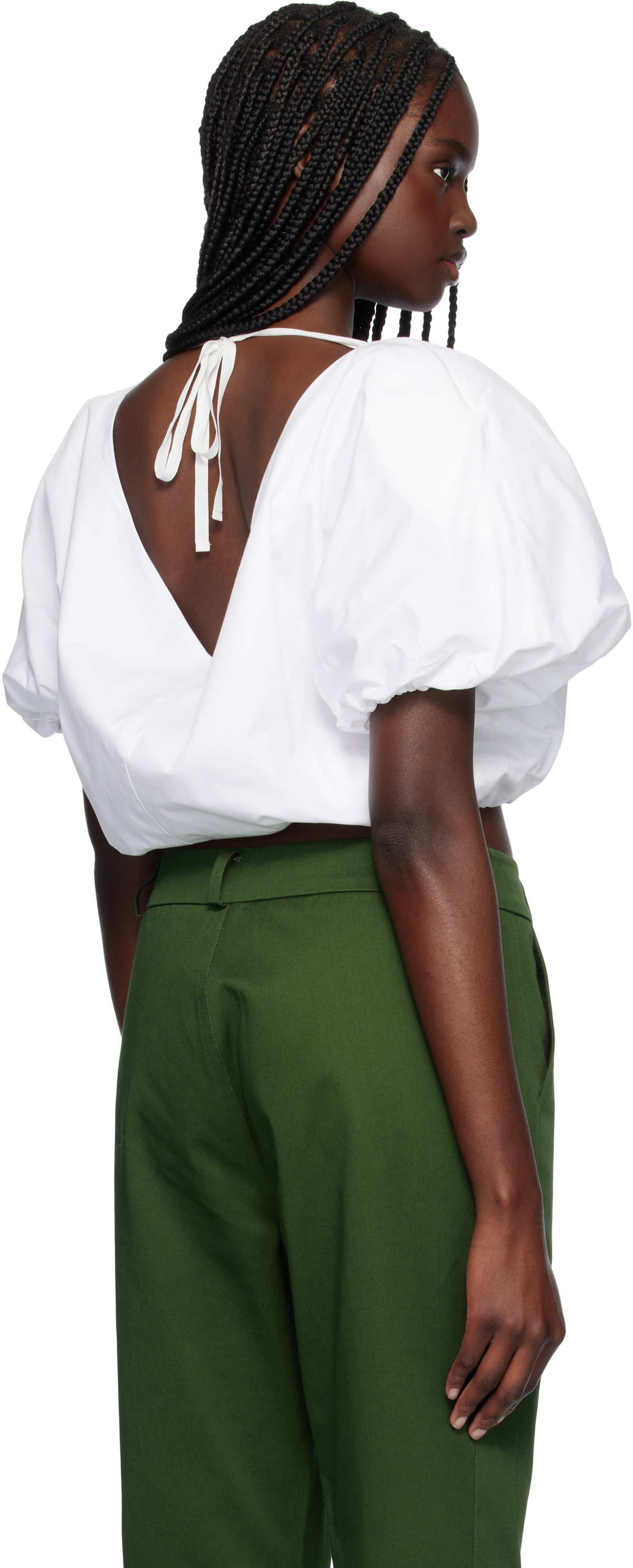 Renaissance Renaissance White Amelia Cotton Top