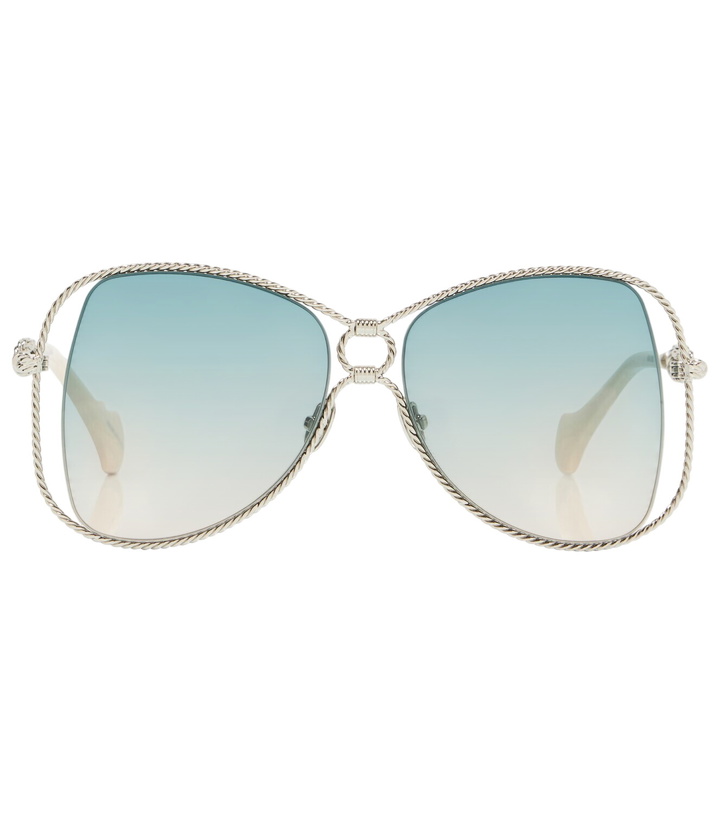 Photo: Aquazzura Malibu oversized sunglasses