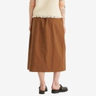 Studio Nicholson Women's Elasticated Waist Skirt in Almond