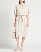 Peserico Womens Midi dress in Off white