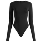 Entire Studios Women's Long Sleeve Bodysuit in Soot