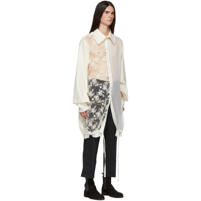 Ann Demeulemeester Off-White Cupid Shirt Ann Demeulemeester