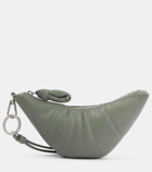 Lemaire Croissant leather coin purse with strap