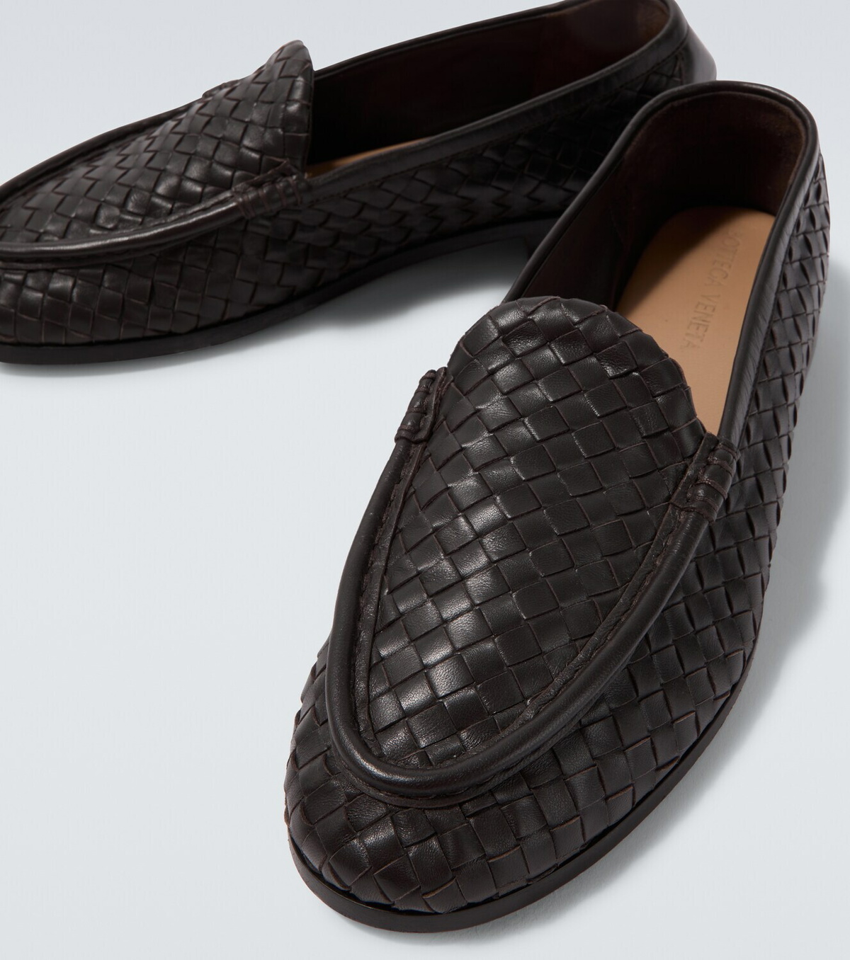 Bottega Veneta Silenzio Intrecciato leather loafers