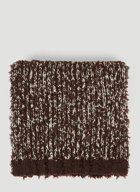 Tufted Scarf in Brown