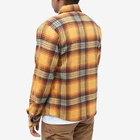 Billionaire Boys Club Men's Check Button Down Shirt in Orange