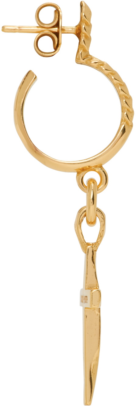 Emanuele Bicocchi rose stud earrings - Gold