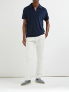 LORO PIANA - 19cm Ultra-soft Stretch Cotton Pants