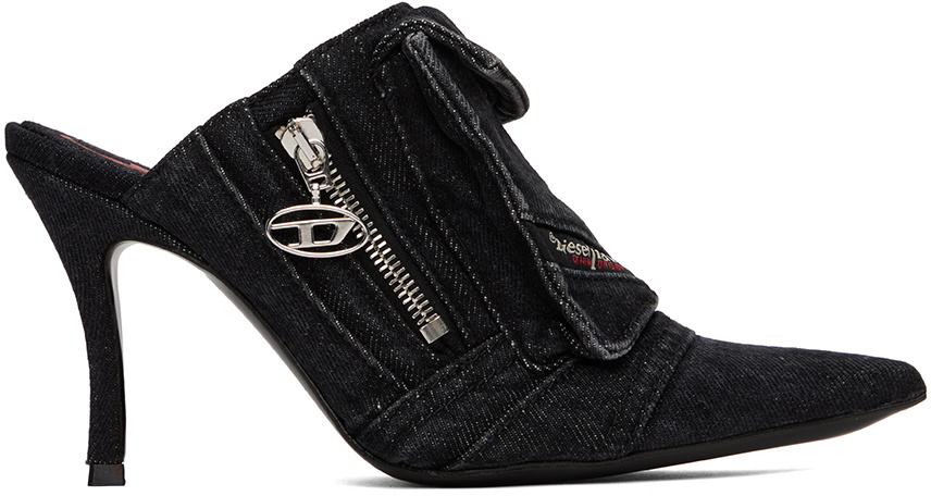 Diesel Black D-Venus Pocket ML Mules Diesel
