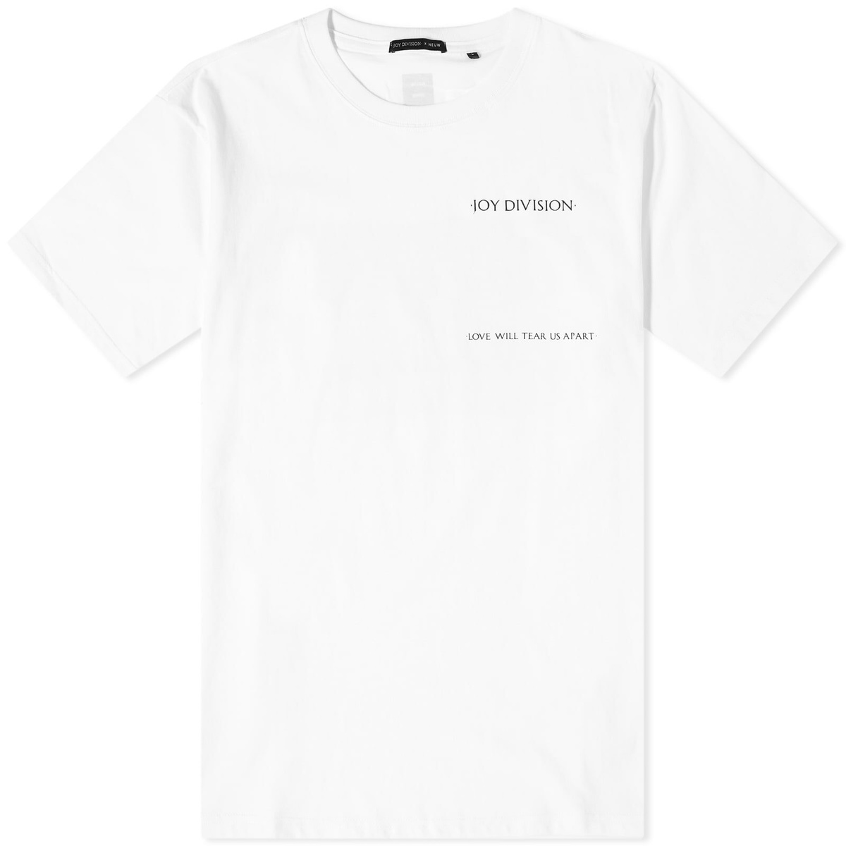 Neuw Denim Men's Joy Division Love Band T-Shirt in White
