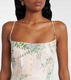 Camilla Crystal-embellished corset dress