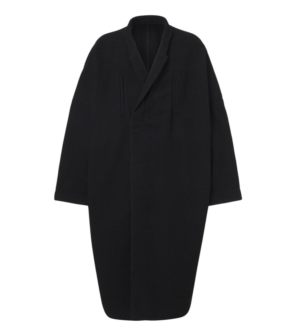 Rick Owens Black Tubeway Coat Rick Owens