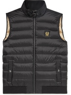 Belstaff - Circuit Logo-Appliquéd Quilted Shell Down Gilet - Black