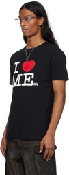 Ashley Williams SSENSE Exclusive Black 'I Heart Me' Danny T-shirt
