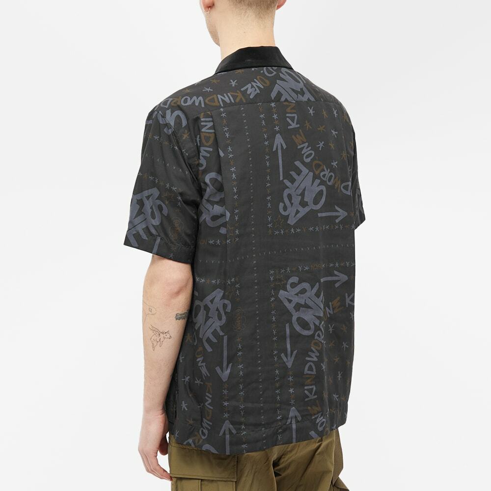 Sacai x Eric Haze Bandana Print Shirt in Black Sacai