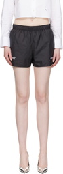 032c Black 'No More Tears' Swim Shorts