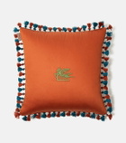 Etro Pegaso paisley cotton cushion