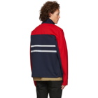 Golden Goose Blue and Red Zip-Up Jacket