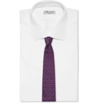 Charvet - 8.5cm Paisley Silk-Jacquard Tie - Purple