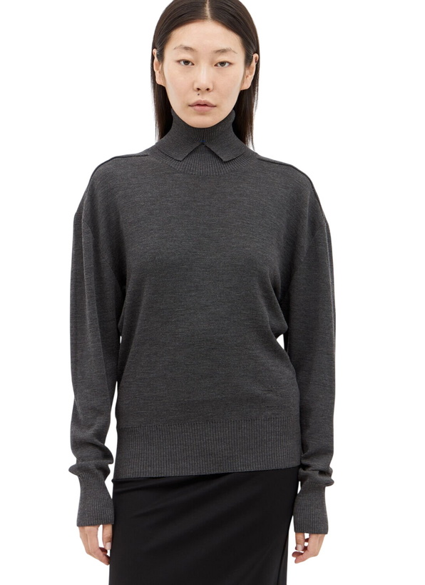Photo: Burberry Wool High Neck Sweater