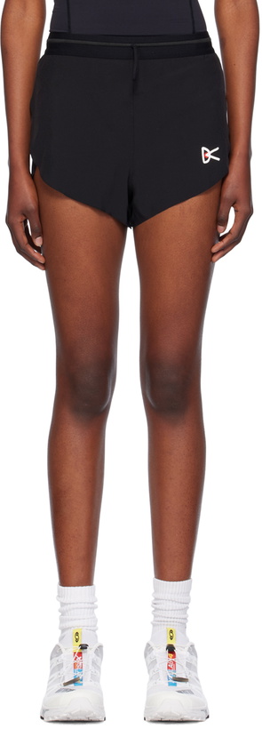 Photo: District Vision Black 3in Split Sport Shorts