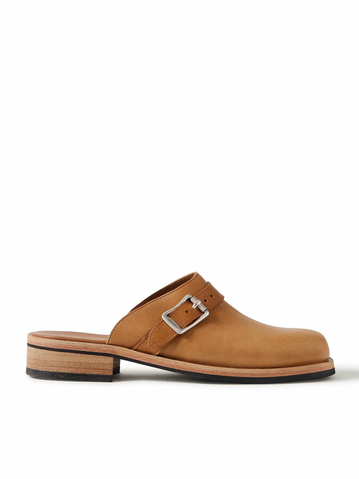 靴 Our Legacy.Camion Mule Leather Our Legacy - Camion Mule Black Leather | Our Legacy