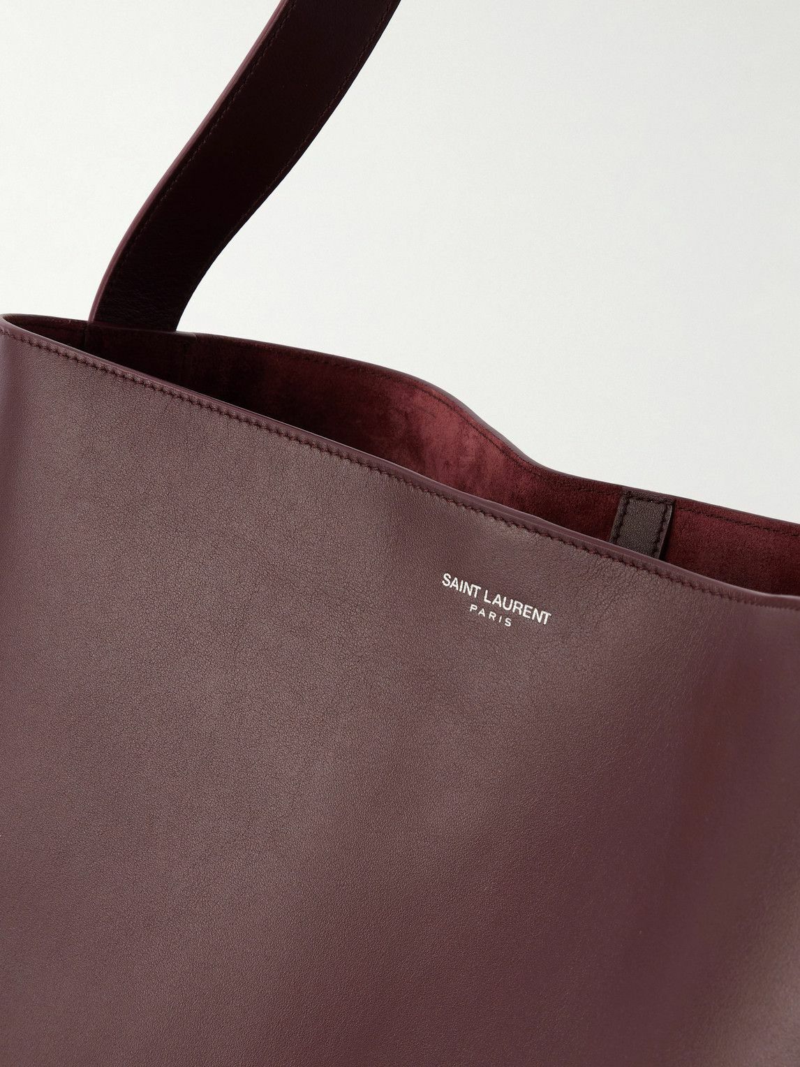 SAINT LAURENT - Leather Tote Bag