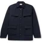 Deveaux - Luca Padded Nylon Shirt Jacket - Blue