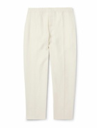 Zegna - Tapered Oasi Linen Trousers - White