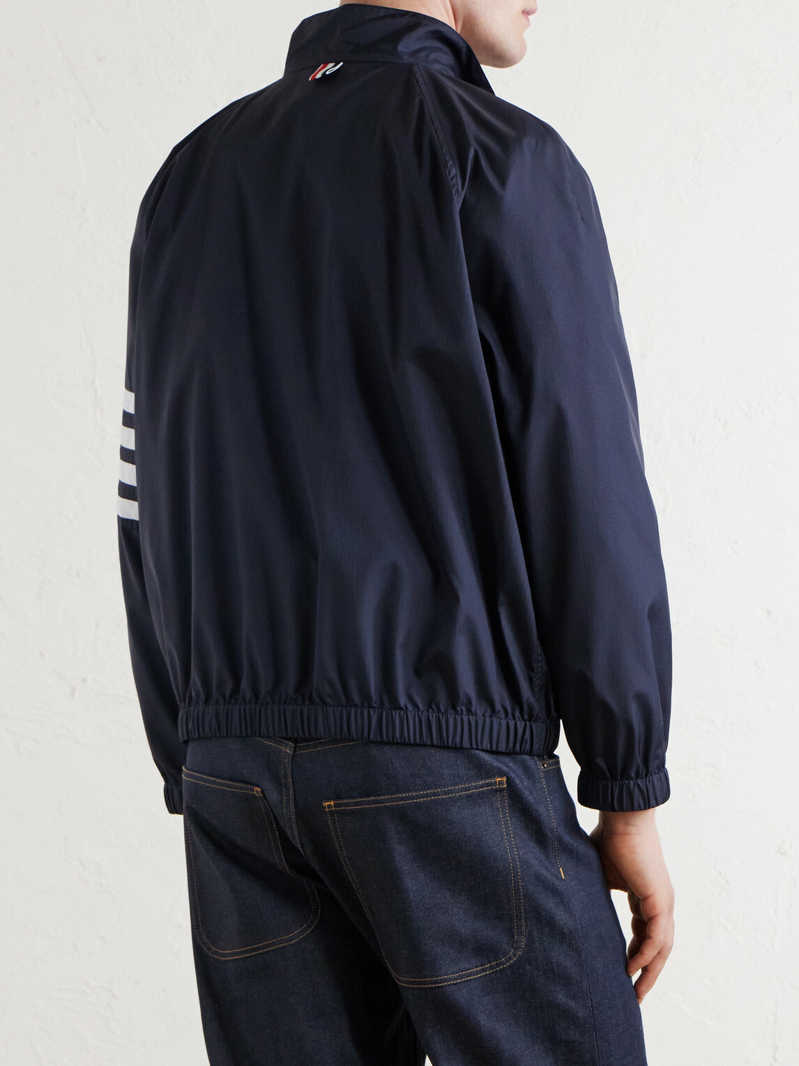Thom Browne - Striped Ripstop Track Jacket - Blue