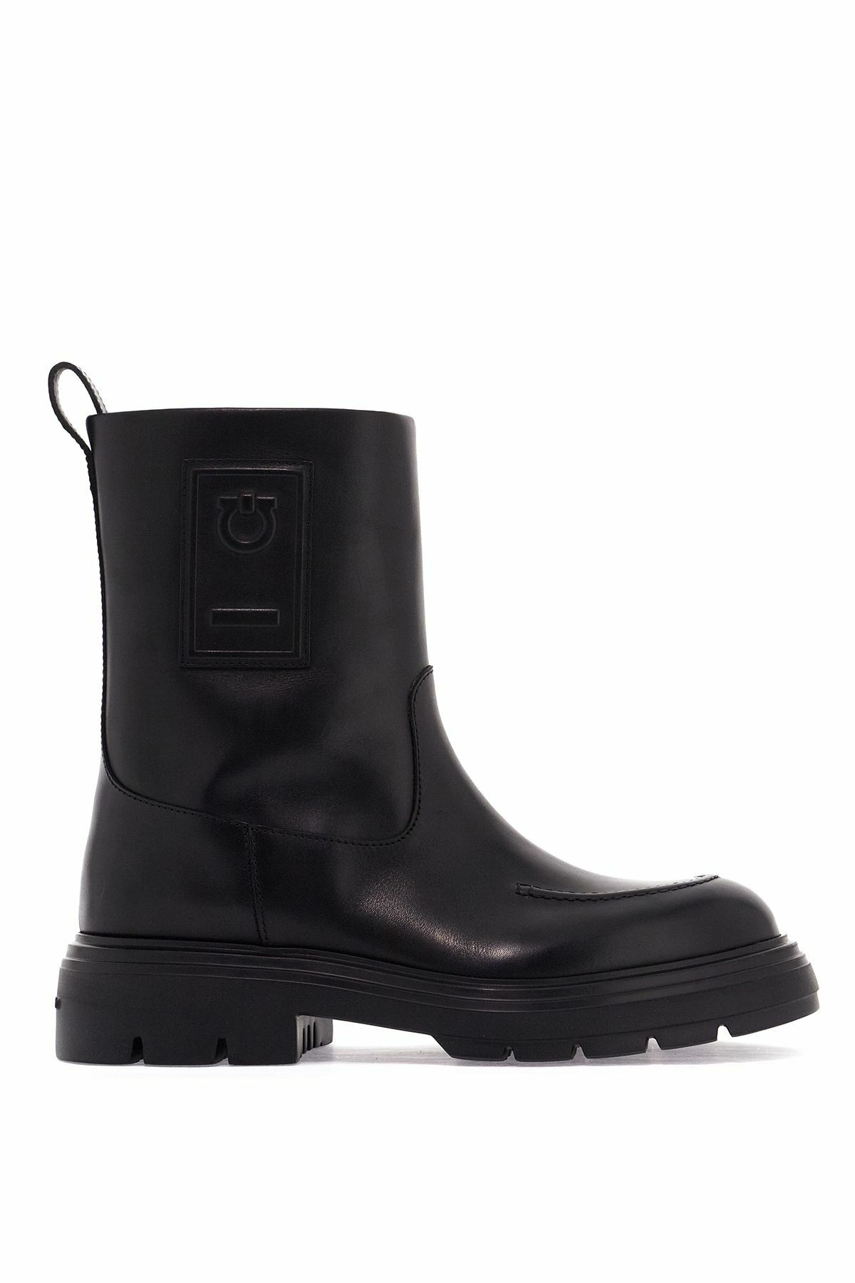 FERRAGAMO shearling-lined ankle boots Black Salvatore Ferragamo