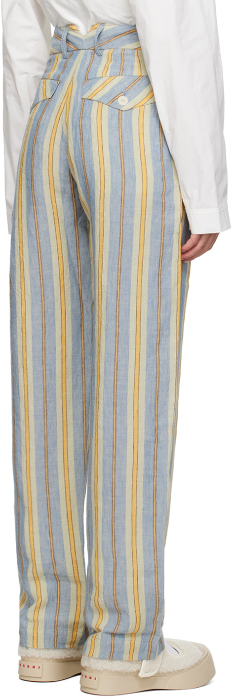 Nicholas Daley Multicolor Striped Trousers