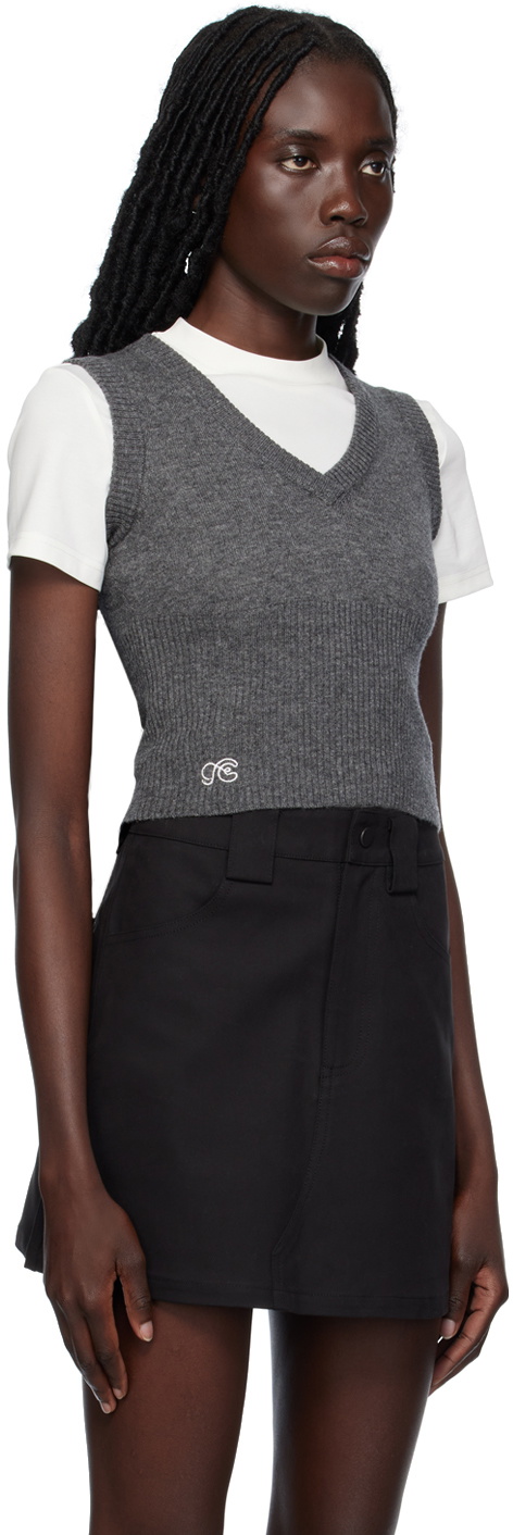 Fax Copy Express SSENSE Exclusive Gray Vest