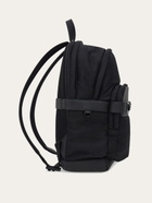 Ferragamo Mens Backpack with Gancini buckles in Black